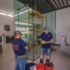 A Cutting Edge Glass Professionals Hard at Work