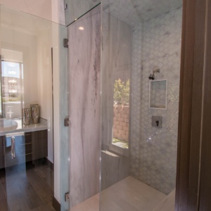 Open Shower Door - Frameless Shower Door Enclosure System