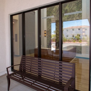 Storefront Window System by A Cutting Edge Glass & Mirror. Revel Nevada Senior Community