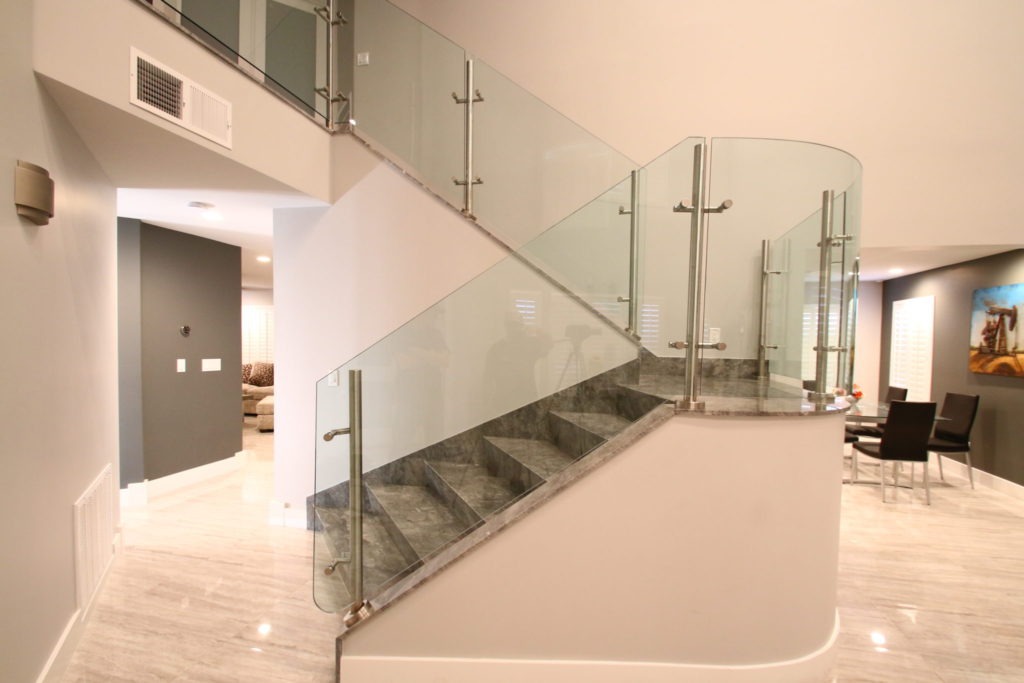 glass stairs