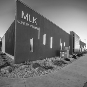 MLK Senior Center Glass Installation in Las Vegas