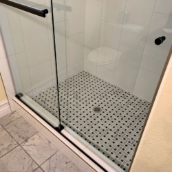 Bypass shower door
