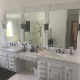 CLEAR MIRROR 1” BEVEL ALL SIDES