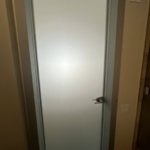 Satin etch glass door replacement
